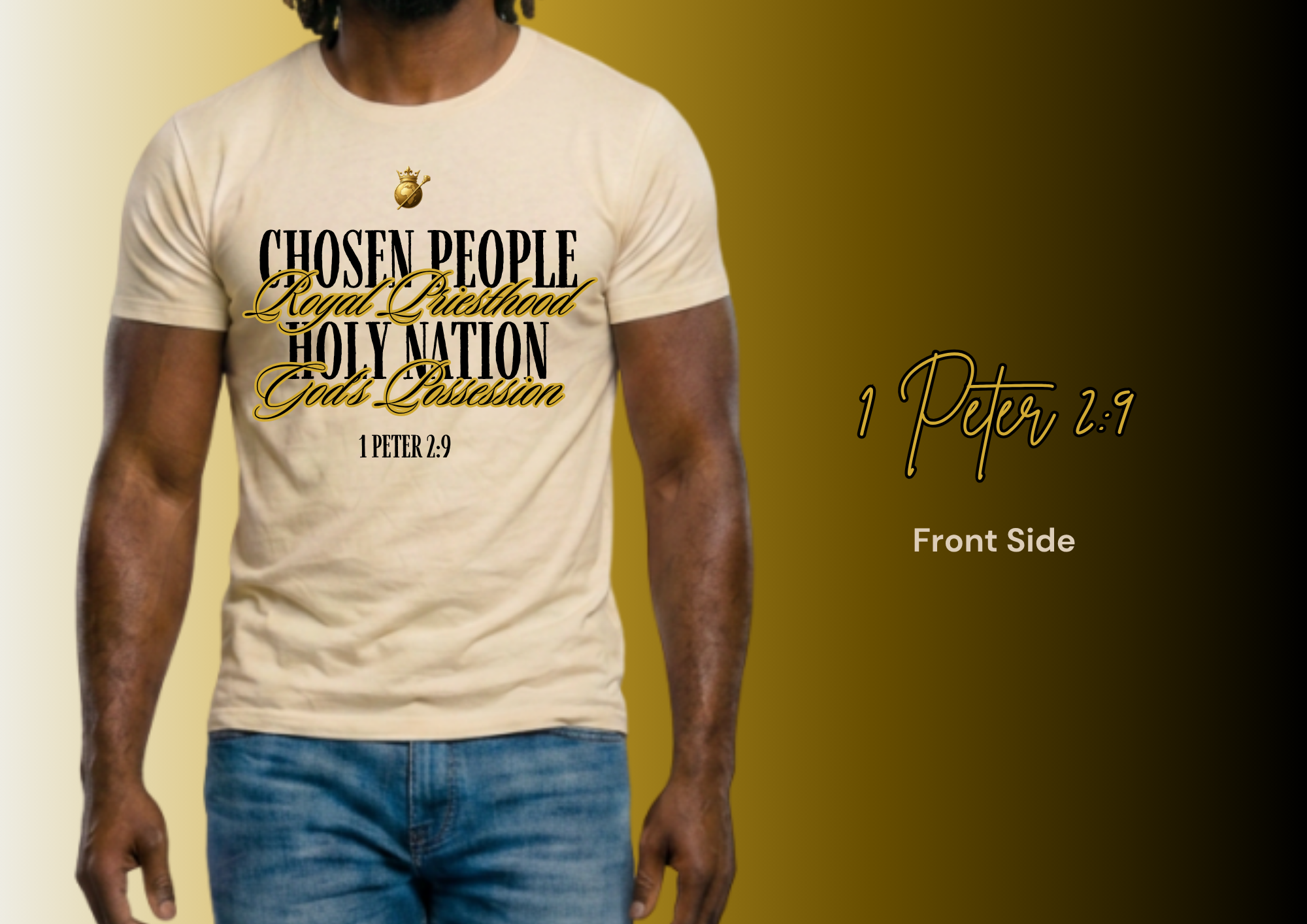 1 Peter 2:9 (2 sided shirt)