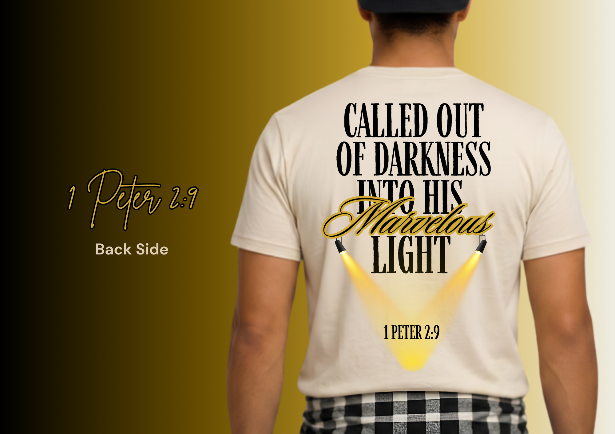 1 Peter 2:9 (2 sided shirt)