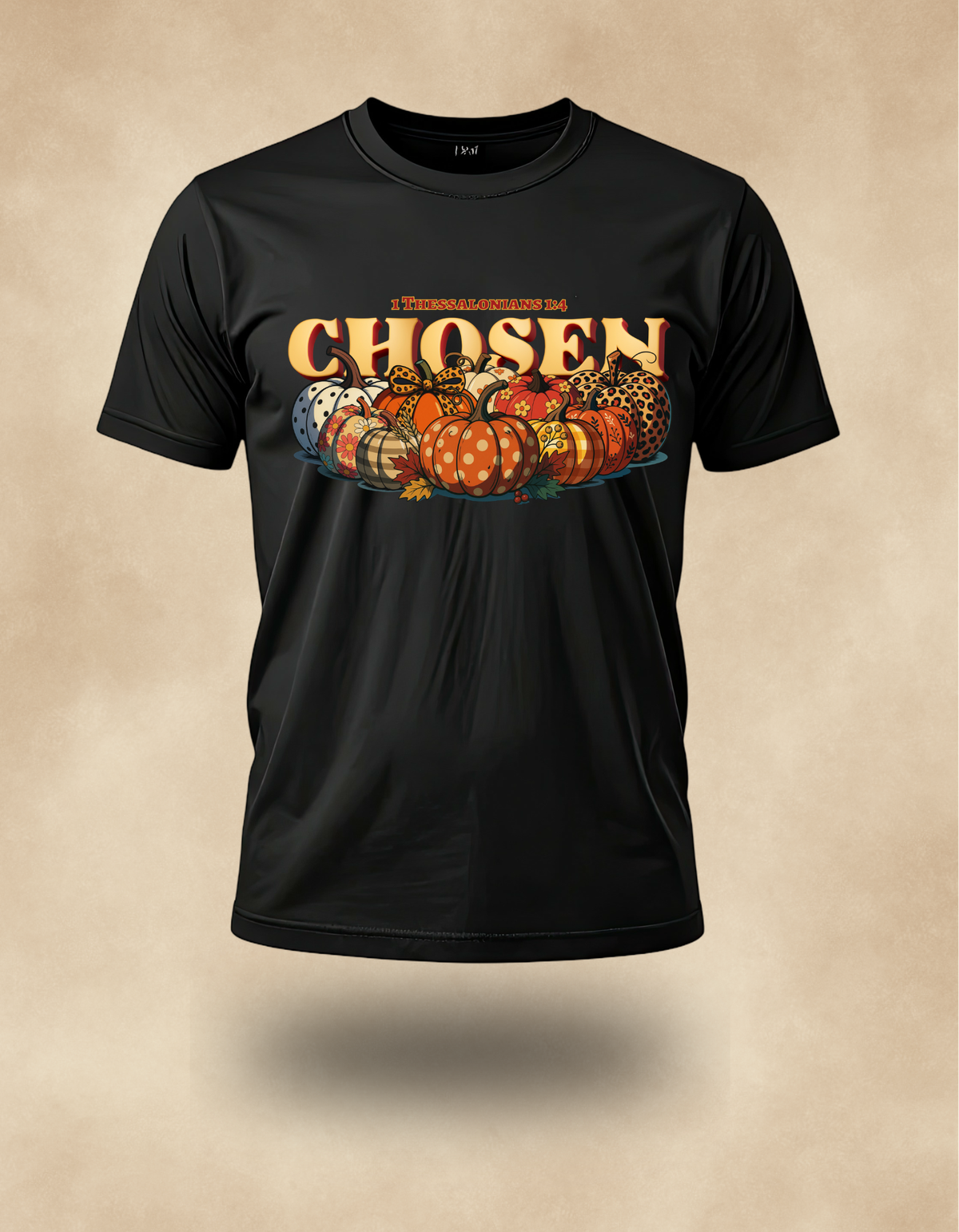 Christian Autumn CHOSEN Shirt – Pumpkin Graphic Tee