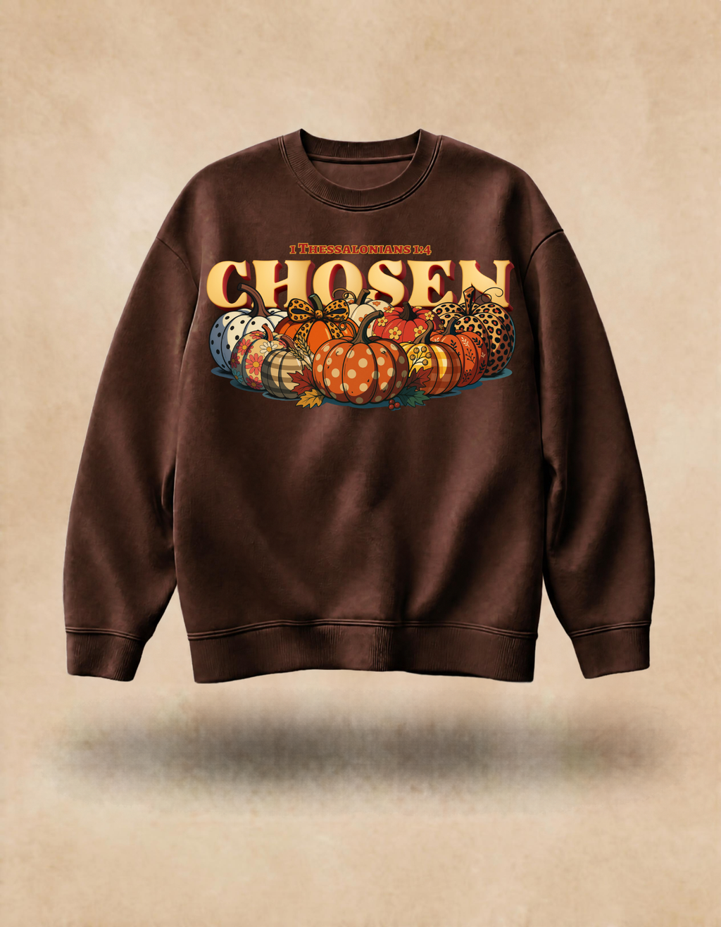 Christian Autumn CHOSEN Sweatshirt – Pumpkin Graphic Tee (Copy)
