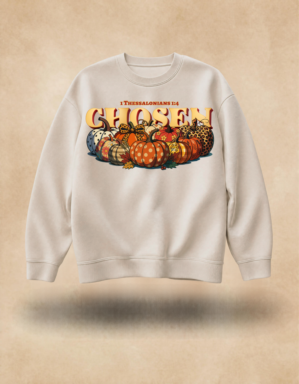 Christian Autumn CHOSEN Sweatshirt – Pumpkin Graphic Tee (Copy)