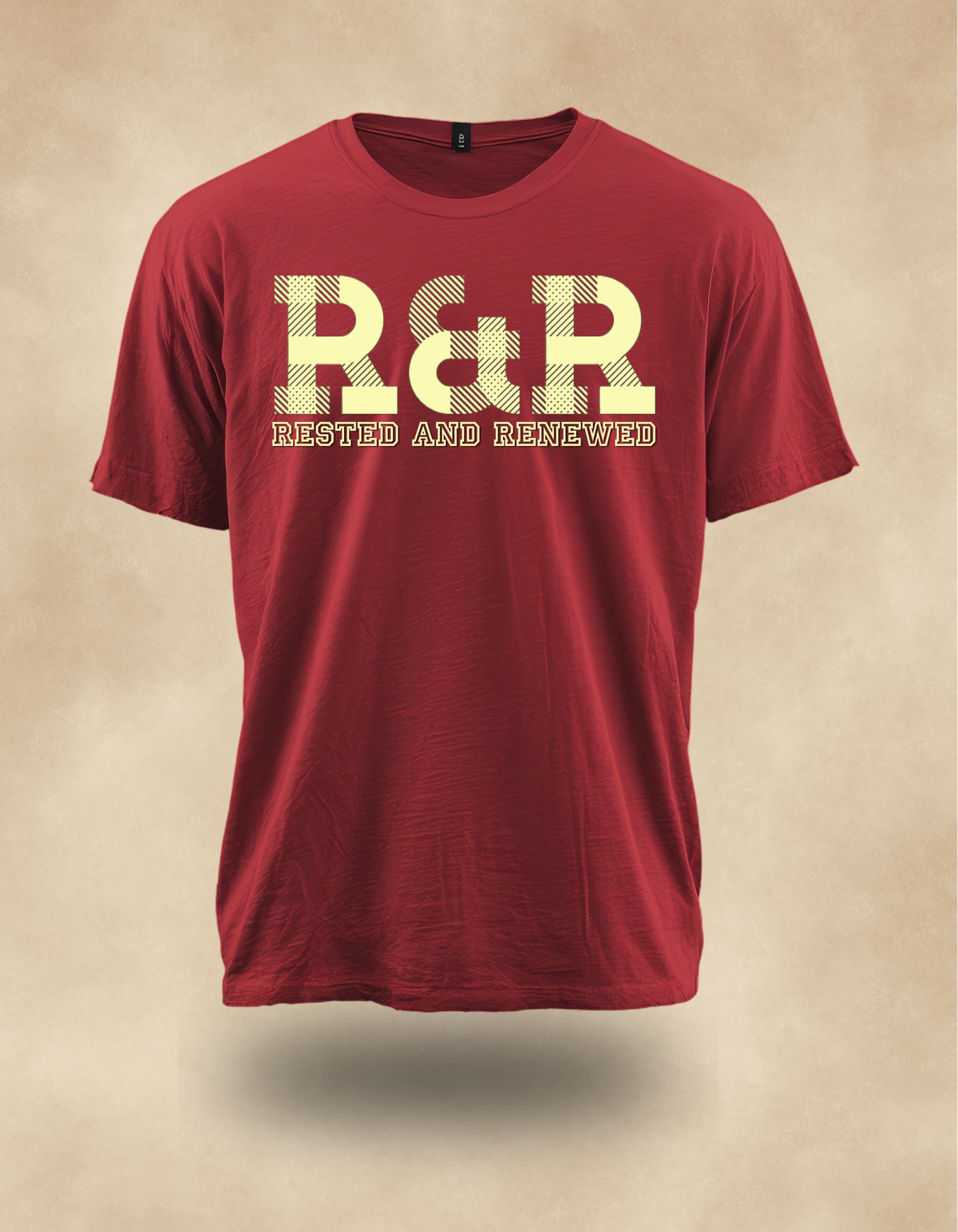 R&R Rested and Renewed Fall T‑Shirt (Light Yellow print) – Christian Apparel