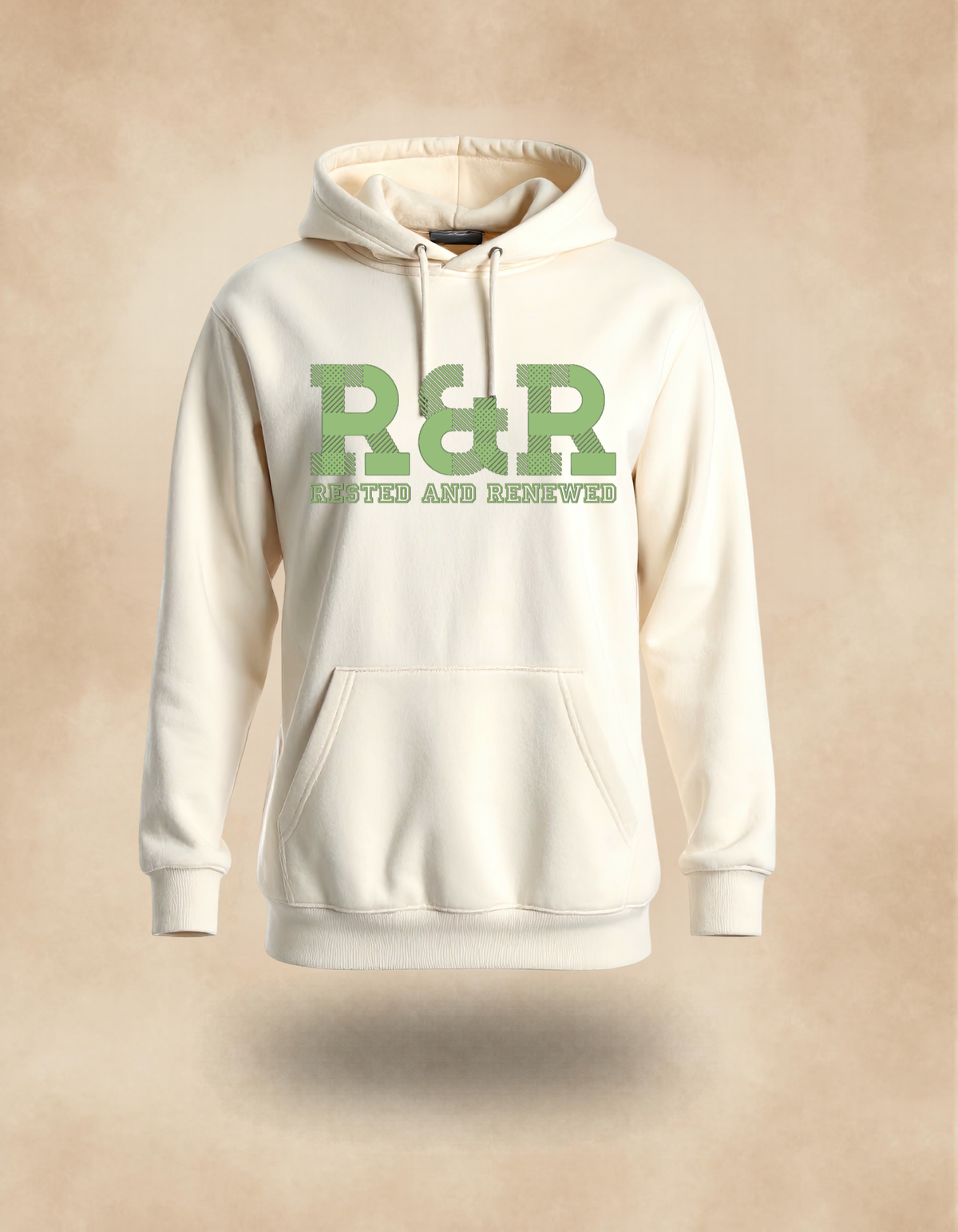 R&R Rested and Renewed Fall Sweatshirt - Hoodie (Lime Green print) – Christian Apparel
