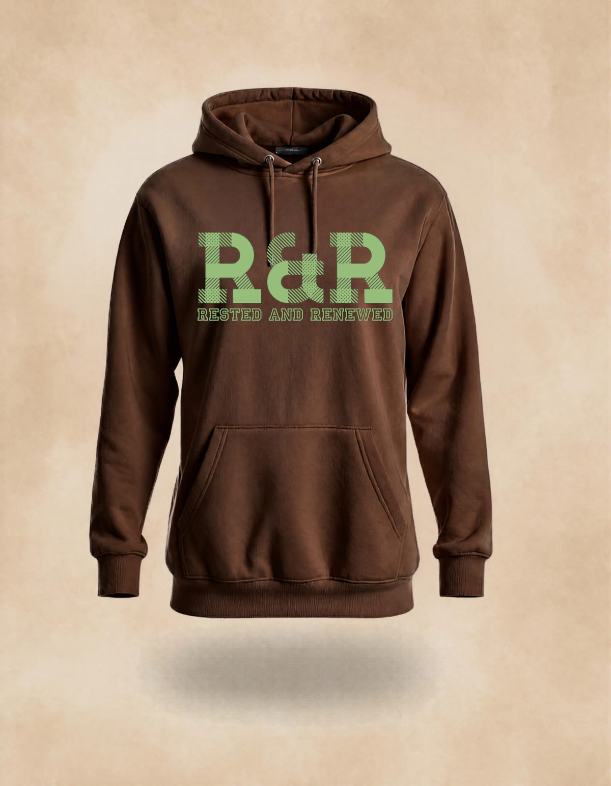 R&R Rested and Renewed Fall Sweatshirt - Hoodie (Lime Green print) – Christian Apparel