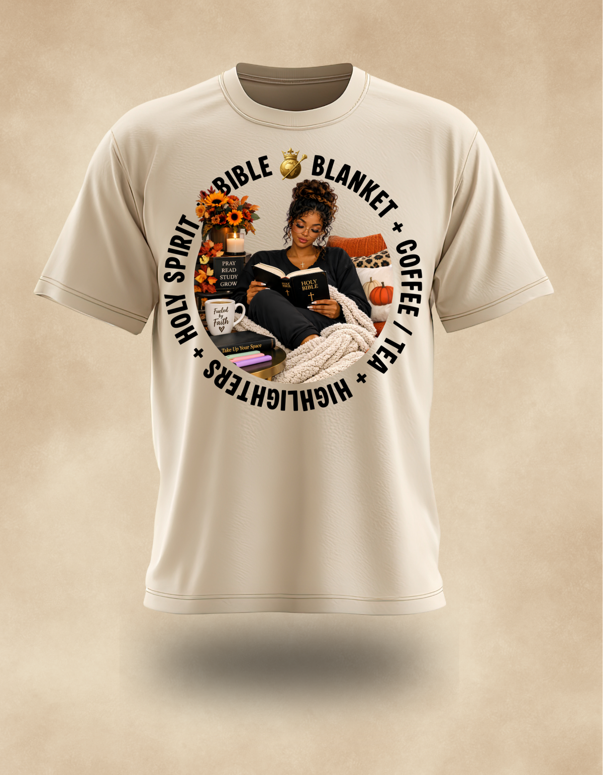 Rest, Reflect & Rejoice T-shirt – Fall Christian Lifestyle Shirt