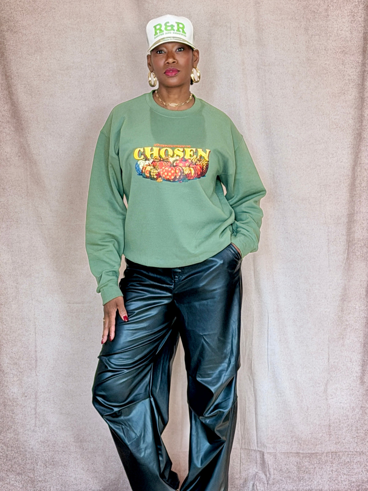 Christian Autumn CHOSEN Sweatshirt – Pumpkin Graphic Tee (Copy)