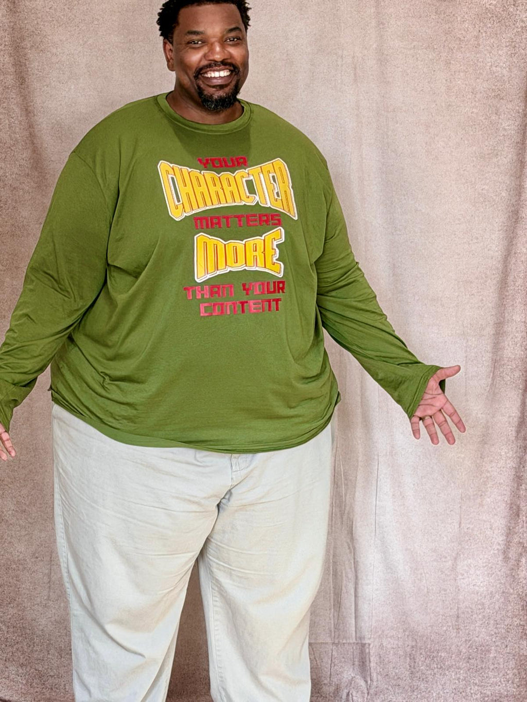 Character Matters More Long Sleeve – Christian Streetwear (Copy)